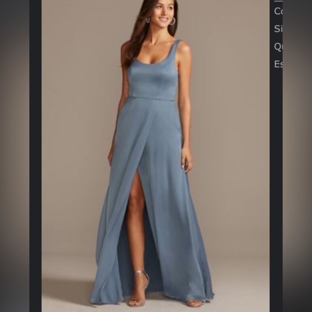 David’s Bridal Full Length Dress